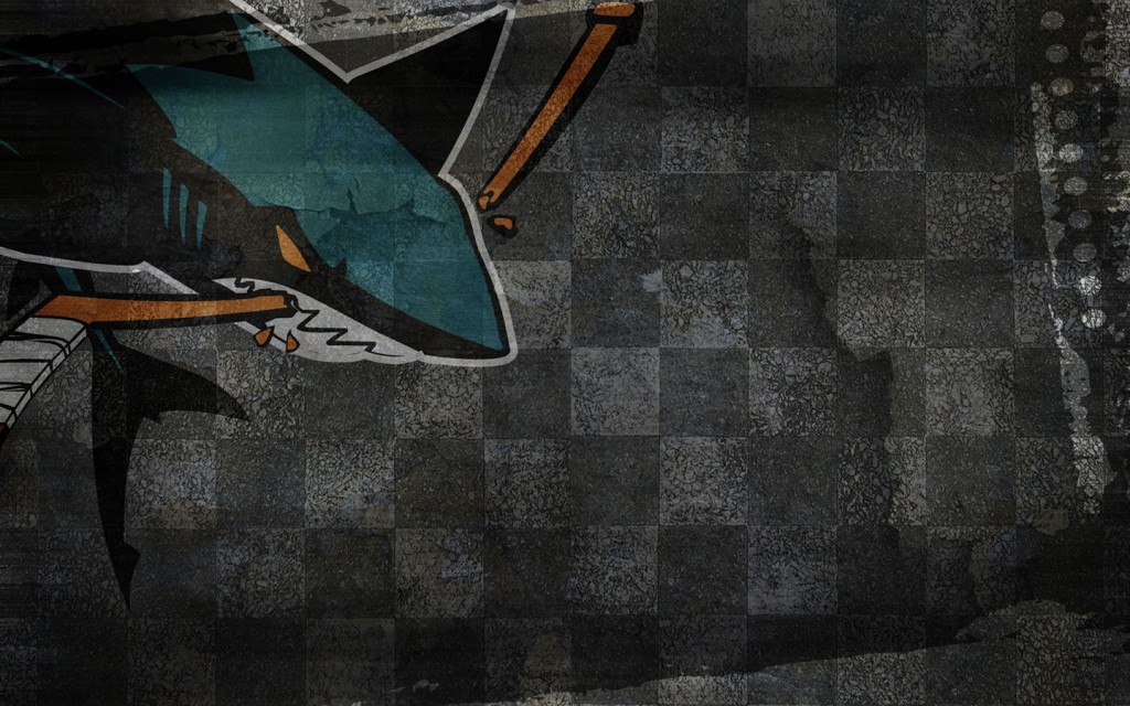 Sharks 2012 Checkerboard Wallpaper